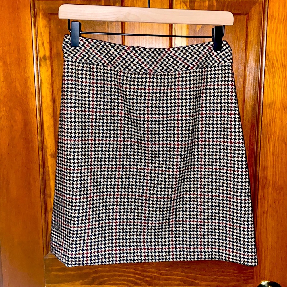 JCrew plaid skirt